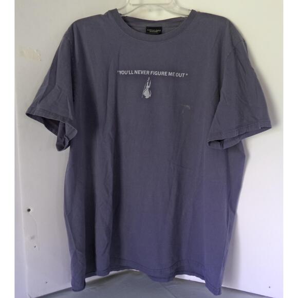 American Eagle Outfitters Other - American Eagle Slate Blue Graphic Crew Neck Double Stitch T-Shirt Men's Size XL